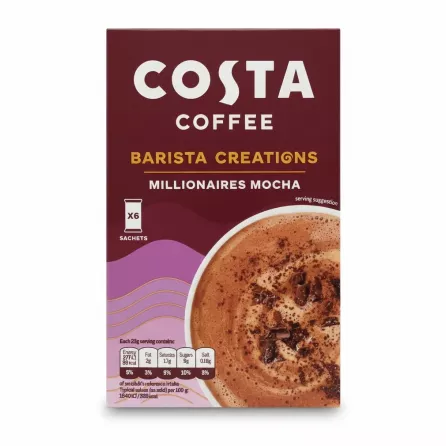 Costa Coffee Barista Creations Millionaires Mocha front packaging