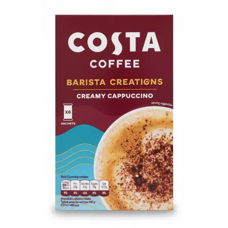 Costa Coffee Barista Creations Creamy Cappuccino box front