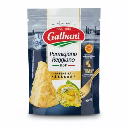 Packet of Galbani Parmigiano Reggiano grated cheese