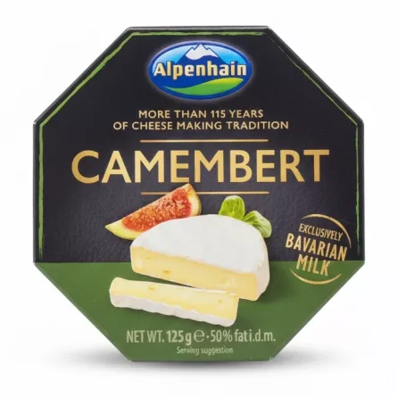 Packaged Alpenhain Camembert Cheese box front