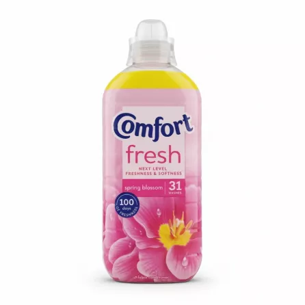Comfort Fresh Spring Blossom Fabric Conditioner front label