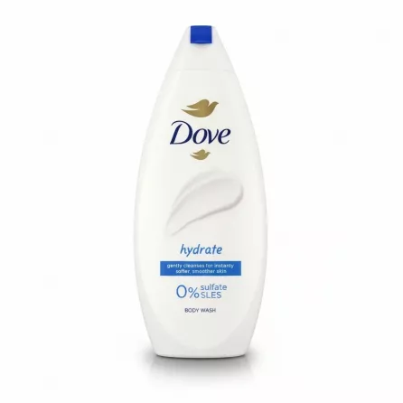 Dove Hydrate Body Wash front bottle view