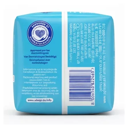 Back side of Always Ultra Day pads package with product info