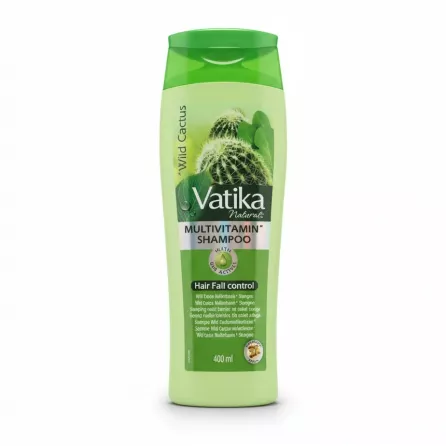Vatika Naturals Wild Cactus Multivitamin Shampoo bottle front view