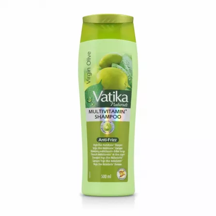 Vatika Naturals Virgin Olive Multivitamin Shampoo front bottle view