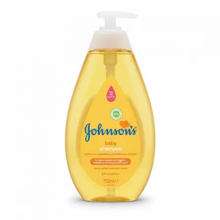 Johnson's Baby Shampoo 750ml pump bottle front label