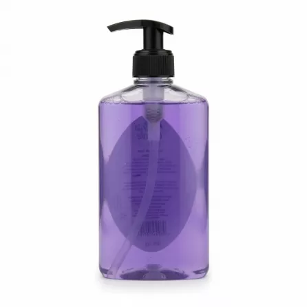 Knights Castle Lavender Luxury Hand Soap 400ml pump bottle back label with ingredients and barcode