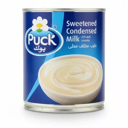 Can of Puck Sweetened Condensed Milk front view
