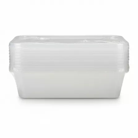 Side view showing stacked Essential Micro Containers