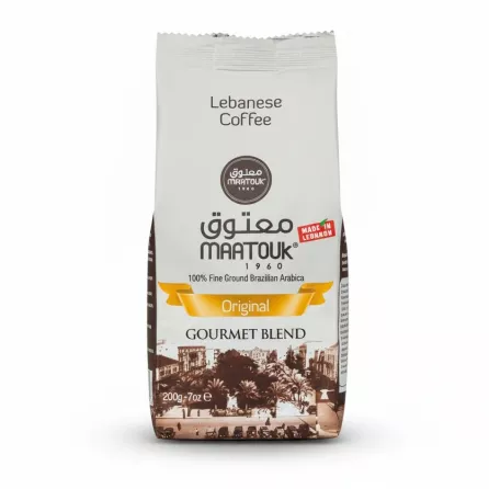 Maatouk Lebanese Coffee Original Blend 200g front packaging