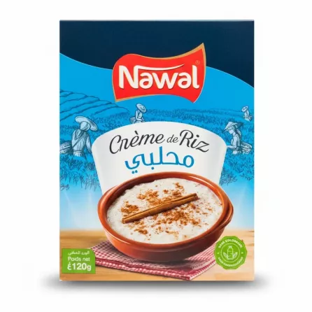 Nawal Crème de Riz rice cream dessert box front