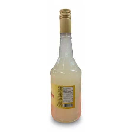 Chtoura Fields Almond Syrup bottle back label with nutritional info