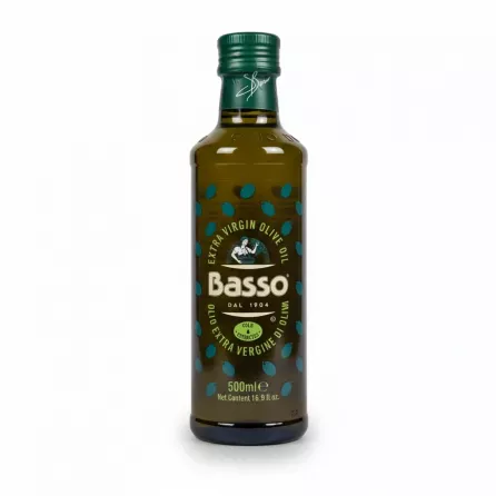 Basso Extra Virgin Olive Oil 500ml bottle front