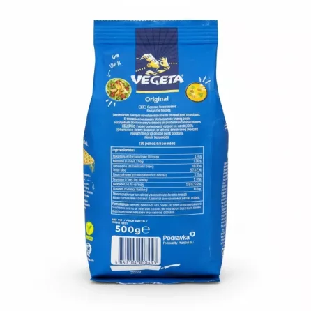 Vegeta Original seasoning packet nutrition and ingredients