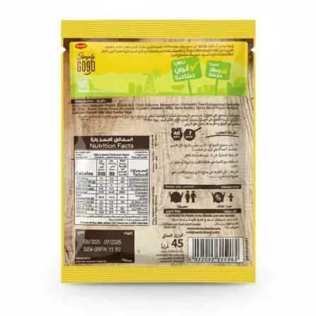 Maggi bechamel sauce mix packet nutrition and ingredients