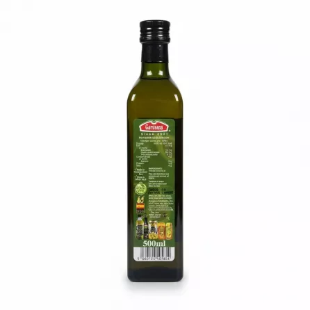 Garusana refined avocado oil bottle back showing nutrition and ingredients