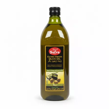 Sofra Extra Virgin Olive Oil 1 litre bottle front label