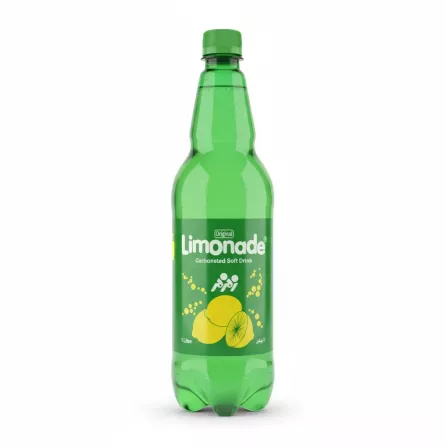 Bottle of ZamZam Original Limonade lemon-flavoured carbonated soft drink