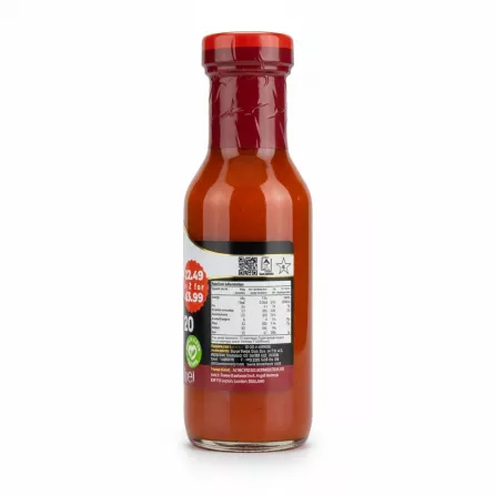 Seres Foods Habanero Hot Sauce bottle nutrition label and certification