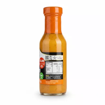 Seres Foods Peri Peri Hot Sauce label with nutrition facts