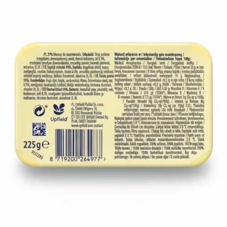 Rama Classic margarine tub nutritional and ingredient information