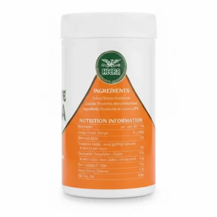 Heera Bicarbonate of Soda ingredients and nutrition label