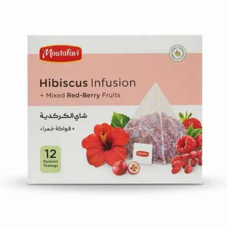 Mostafavi Hibiscus Infusion Mixed Red-Berry Fruits box front