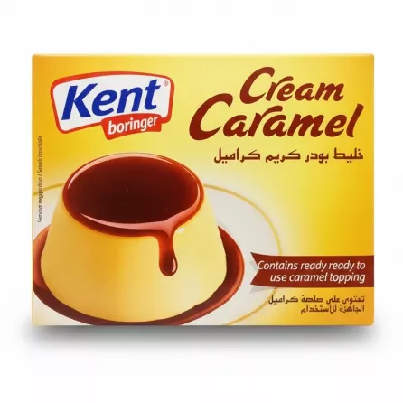 Kent Borınger Cream Caramel dessert mix box - front