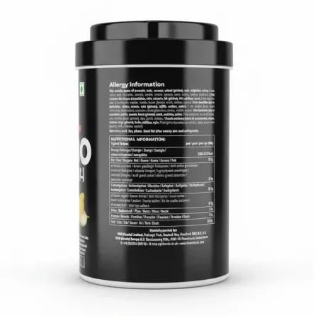 Heera Crushed Mango Pickle jar nutritional and allergy information