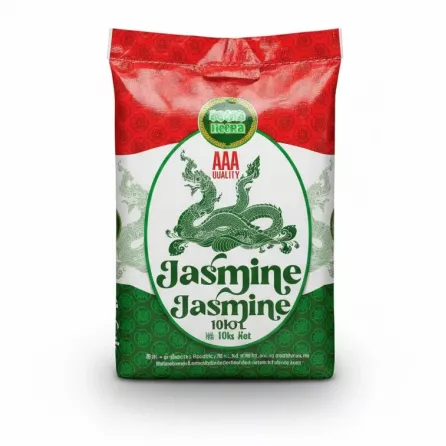 Heera Jasmine Fragrant Rice 10kg front pack
