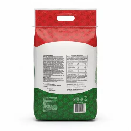 Heera Jasmine Fragrant Rice 10kg nutritional and cooking info on back