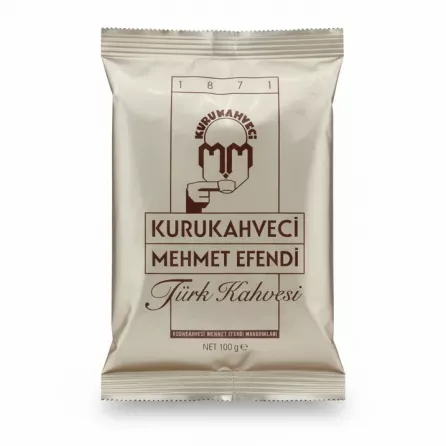 Kurukahveci Mehmet Efendi Turkish Coffee 100g front packaging
