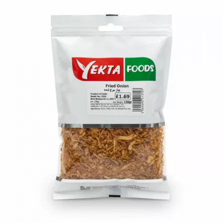pack of Yekta Foods fried onions