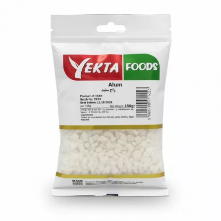Yekta Foods Alum Crystal pack front view