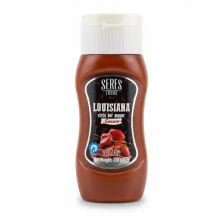 Seres Foods Louisiana style hot pepper sauce front view