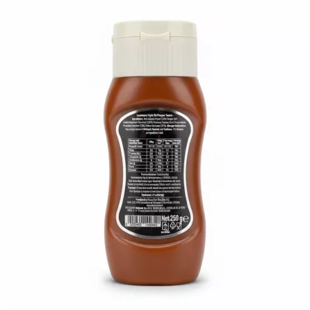 Seres Foods Louisiana style hot pepper sauce back label with ingredients and nutritional facts
