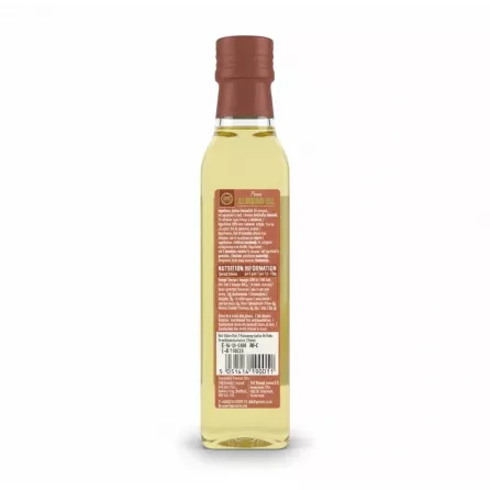 Heera Pure Almond Oil 250ml bottle back with nutrition info