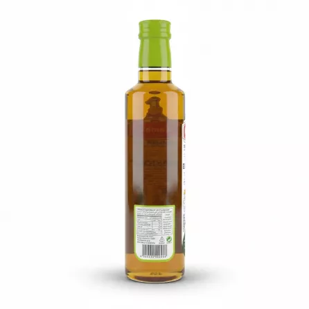 Back view of Kambiz Sekanjebin Syrup bottle showing ingredients and nutritional information