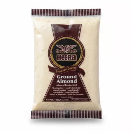 Heera Ground Almond powder 100g pack front view