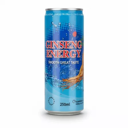 Korean Ginseng Energy Drink 250ml aluminum can front view