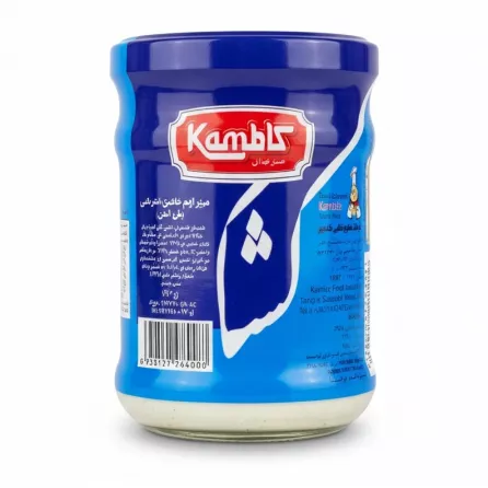Kambiz Iranian dried whey sauce jar nutrition facts and barcode
