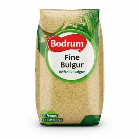 Pack of Bodrum Fine Bulgur Wheat in green packaging