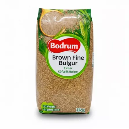 Packaged Bodrum Brown Fine Bulgur Wheat front