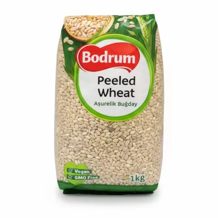 Bodrum Peeled Wheat 1kg front packaging