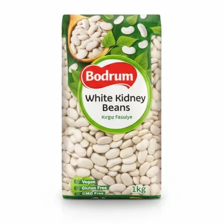 Bodrum White Kidney Beans 1kg pack front view