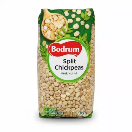 Bodrum Split Chickpeas 1kg package front