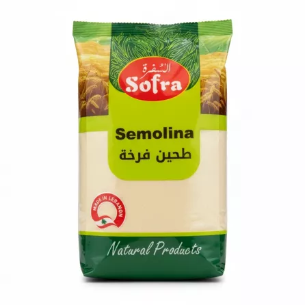 Sofra Semolina 800g resealable bag front