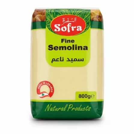 Sofra brand fine semolina pack front