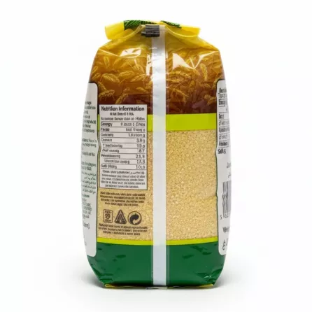 Back of Sofra Jarish pack showing nutrition facts, barcode and ingredient details