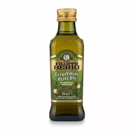 Filippo Berio Extra Virgin Olive Oil front label 250ml bottle
